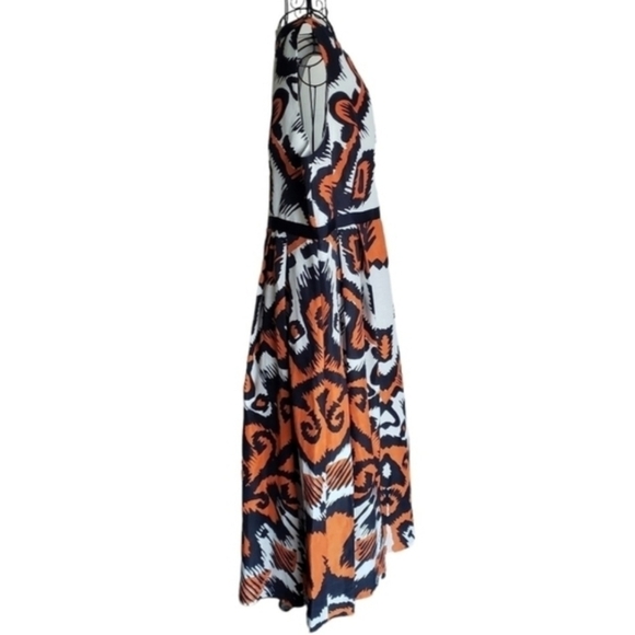 L.K. Bennett Printed Andrea Midi Dress, Size 14 - Picture 4 of 12